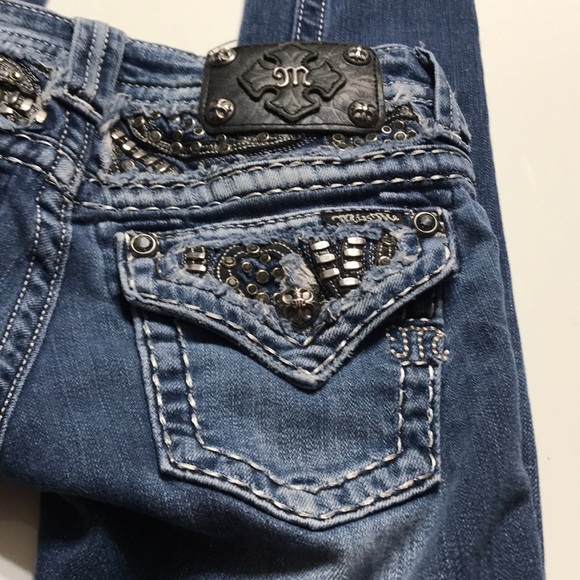 Miss Me Jeans Size Women’s 25 JE606353L Rhinestone - Picture 8 of 8